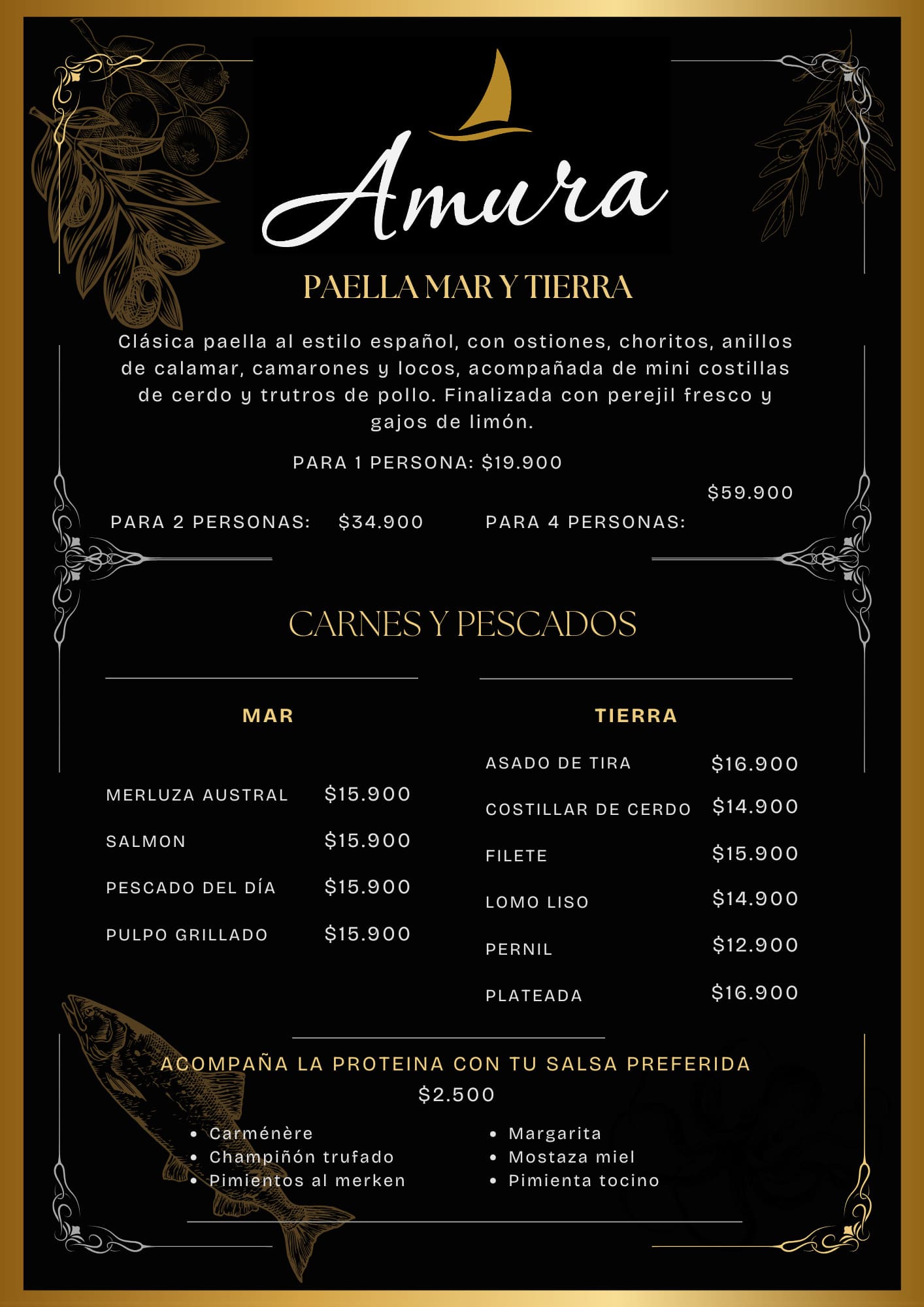 Carta menú página 5